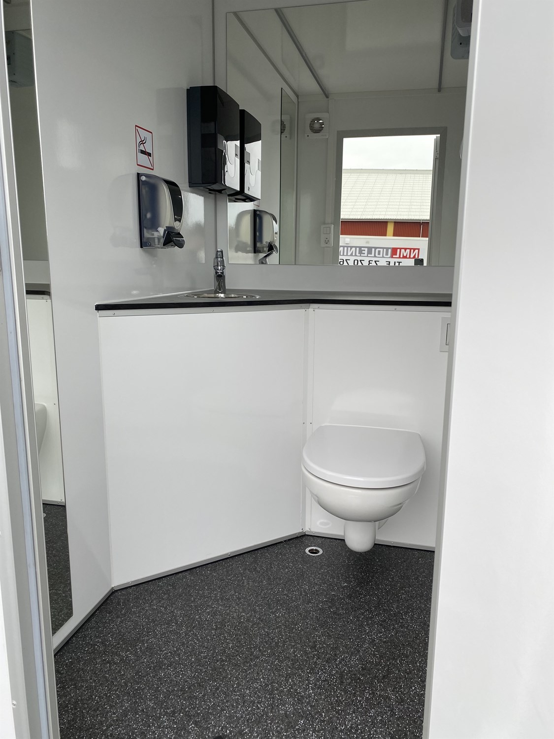2 rums toiletvogn m/110 rør thumbnail 1